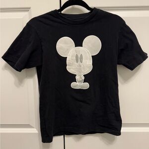 Men’s XS Disney Brand Mickey Mouse Short Sleeve Black T Shirt